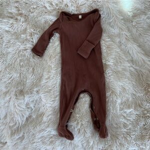 Quincy Mae Ribbed Footies 0-3M or NB